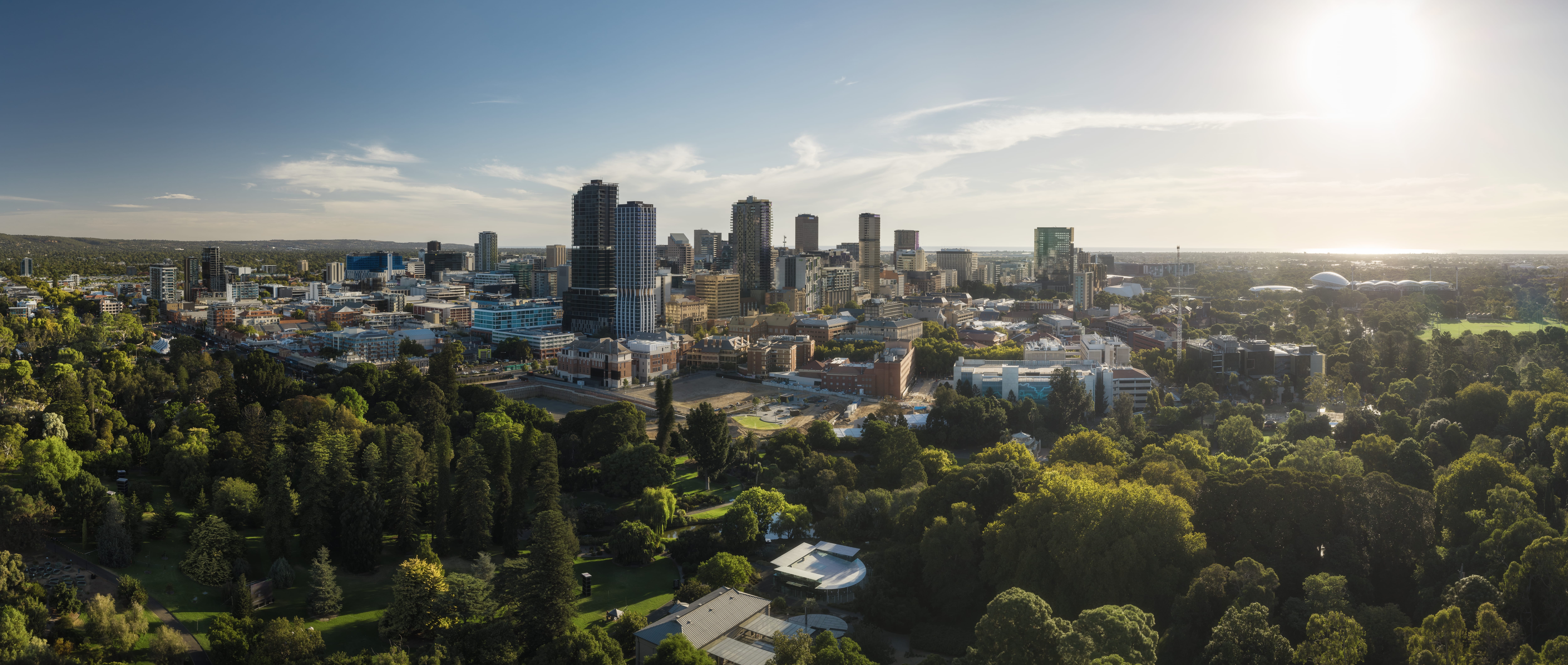 Adelaide city skyline